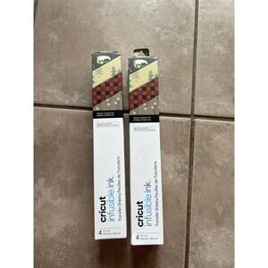 New in Box Cricut Infuseable Ink Transfer Sheets Bu for of 2 Boxes